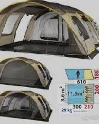 Tenda da campeggio quechua 6 posti XL