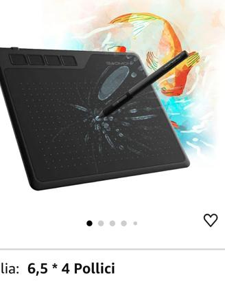 Tavoletta grafica 6,5x4  pollici con penna