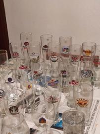 collezione bicchieri da birra vari
