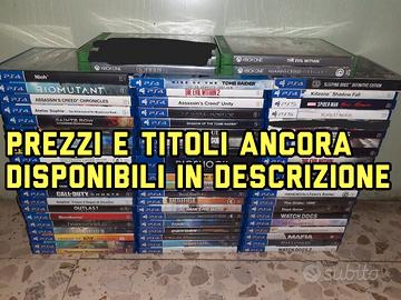 Giochi per Playstation 4, Playstation 5 e XBOX ONE