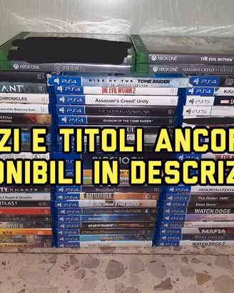 Giochi per Playstation 4, Playstation 5 e XBOX ONE
