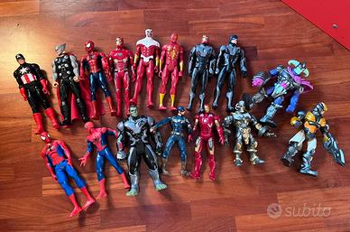 personaggi mervel, gormiti e tartarughe ninja