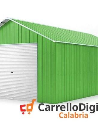 Baracca cantiere 438x724 saracinesca verde chiaro