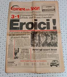 corriere dello sport - Italia Vince il mondiale 82