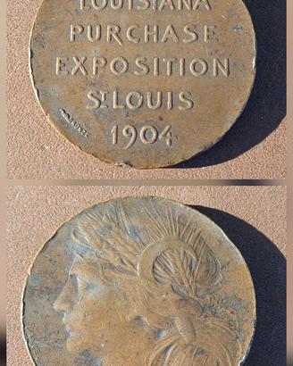 medaglia Louisiana purchase exposition st.louis 