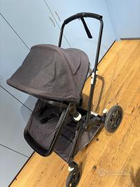 Duo bugaboo fox 2 + ovetto adattatori e base cybex