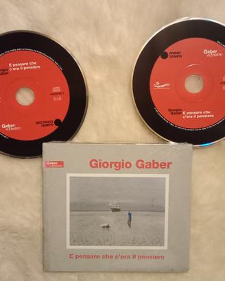 GABER - doppio CD E pensare che c’era il pensiero 
