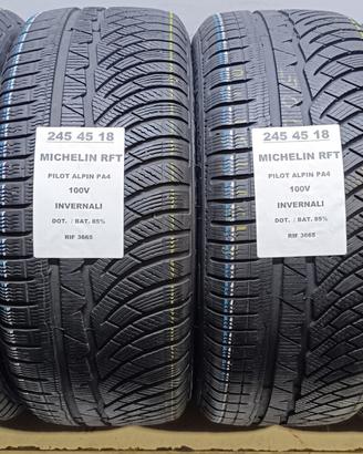 4 GOMME 245 45 18 MICHELIN RFT INV RIF3665