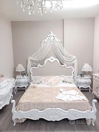 strutture letto rifatte shabby