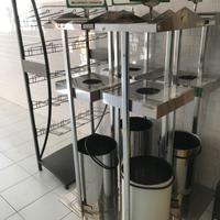 Pianta porta guanti in acciaio