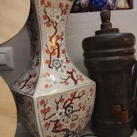 Jarrón Chino Dinastía Qing Florales