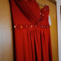 Vestito lungo rosso