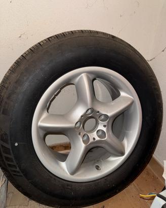 Cerchio e Gomma Originale BMW X5 E53 17"