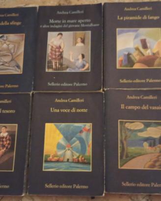 Lotto 6 libri Andrea Camilleri - Sellerio editore 