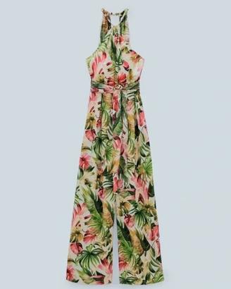 🌺Abito lungo a pantalone floreale, Zara