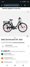 bici elettrica Nilox originale 