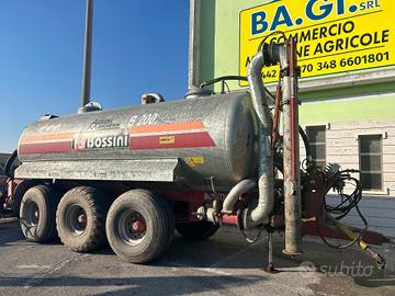 Botte Bossini CB200H ovale- 3 assi- capacità 200q