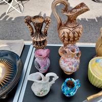 lotto 6 anforette ceramica vintage 