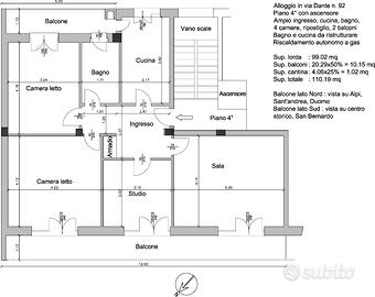 Centralissimo Vercelli - Con progetto ristrutturaz