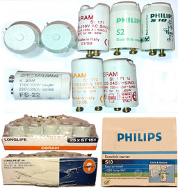 STARTER PER LAMPADE NEON PHILIPS OSRAM SYLVANIA
