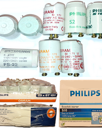 STARTER PER LAMPADE NEON PHILIPS OSRAM SYLVANIA