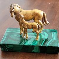 RARA Scultura '900 - Argento dorato - punzonata