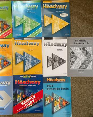 10 Libri Inglese New Headway Teacher's Books+Test