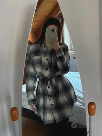 Camicia Lunga a Quadri Tezenis - Nuova con Cintura