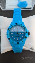 francois lepetit orologio in plastica azzurro