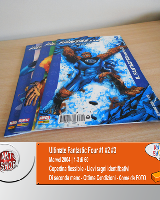 Marvel Ultimate Fantastic Four #1 #2 #3 (2004)
