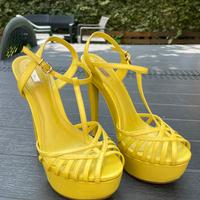 Sandalo Schutz giallo tacco 16
