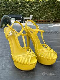 Sandalo Schutz giallo tacco 16
