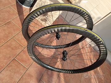 ruote carbon  disc"50" tubless
