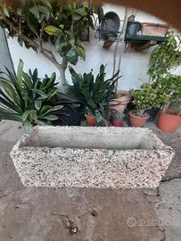 Fioriere in ghiaino lavato