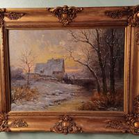 Dipinto scuola belga attribuibile G.Dierkens