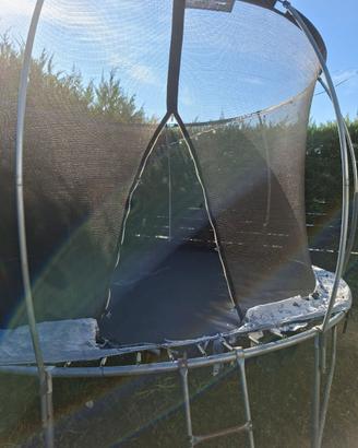 Trampolino elastico professionale Ø 3,60 m – super