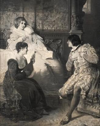 Museale Dipinto  del 800 olio su tela antico