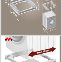 Kit di Sovrapposizione Lavatrice Asciugatrice