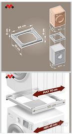 Kit di Sovrapposizione Lavatrice Asciugatrice