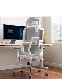 Sedia da ufficio ergonomica in rete