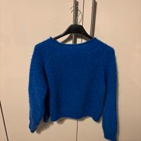 Maglione blu elettrico