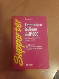 letteratura italiana dell ottocento 