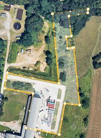 Pagnacco capannone 812 mq + scoperto 10.500 m