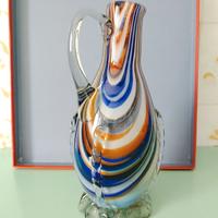 brocca in vetro di Murano 