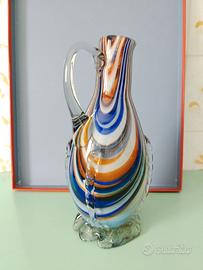 brocca in vetro di Murano 