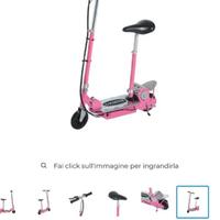 Monopattino elettrico bambini rosa
