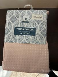 Tenda doccia in tessuto