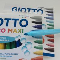 Pennarelli Giotto punta grossa nuovi confezione da