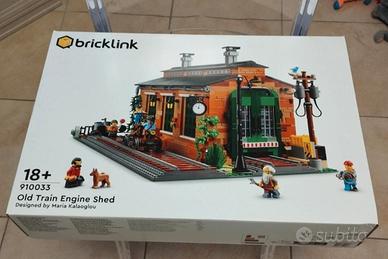 Lego Bricklink 910033 Old Train Engine Shed NUOVO