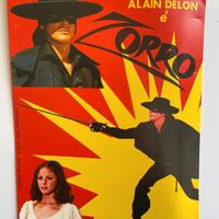 Originale Italia MOVIE POSTER 'Zorro' 1975 Alain D